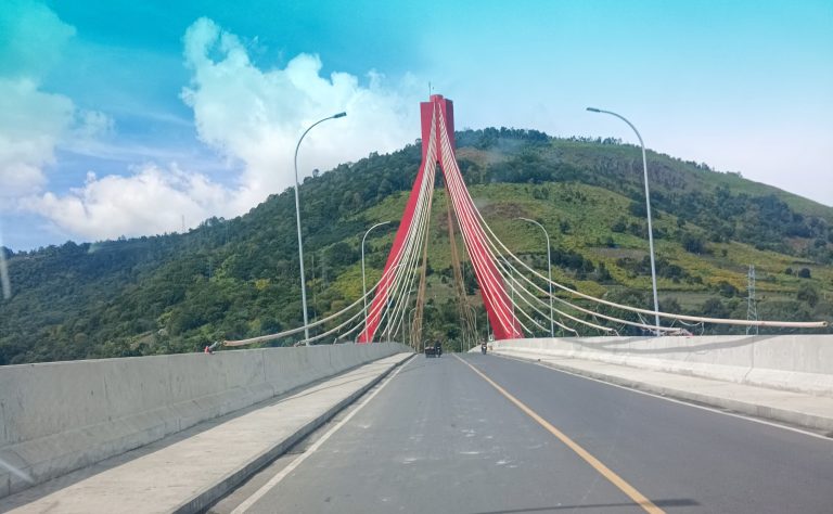 Red Bridge on Samosir Island